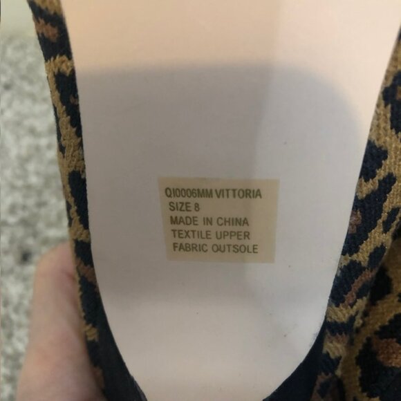 Leopard Print Knit Ankle Boots | Faux Suede 4" Heel | Size 8 | Chic & Comfy - Picture 7 of 7